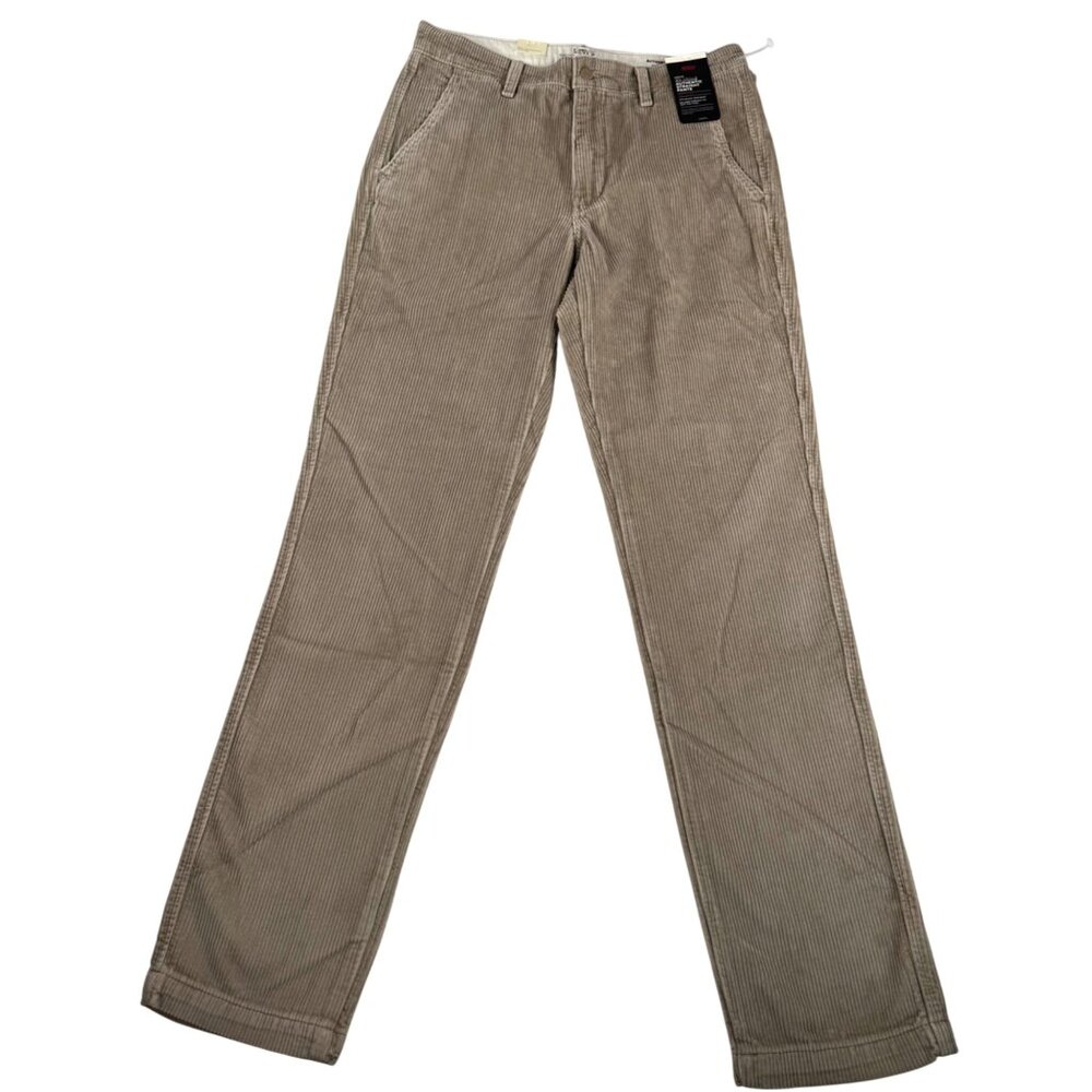 Levis XX Chino Authentic straight leg corduroy pants men tan preppy dandy 32x34
